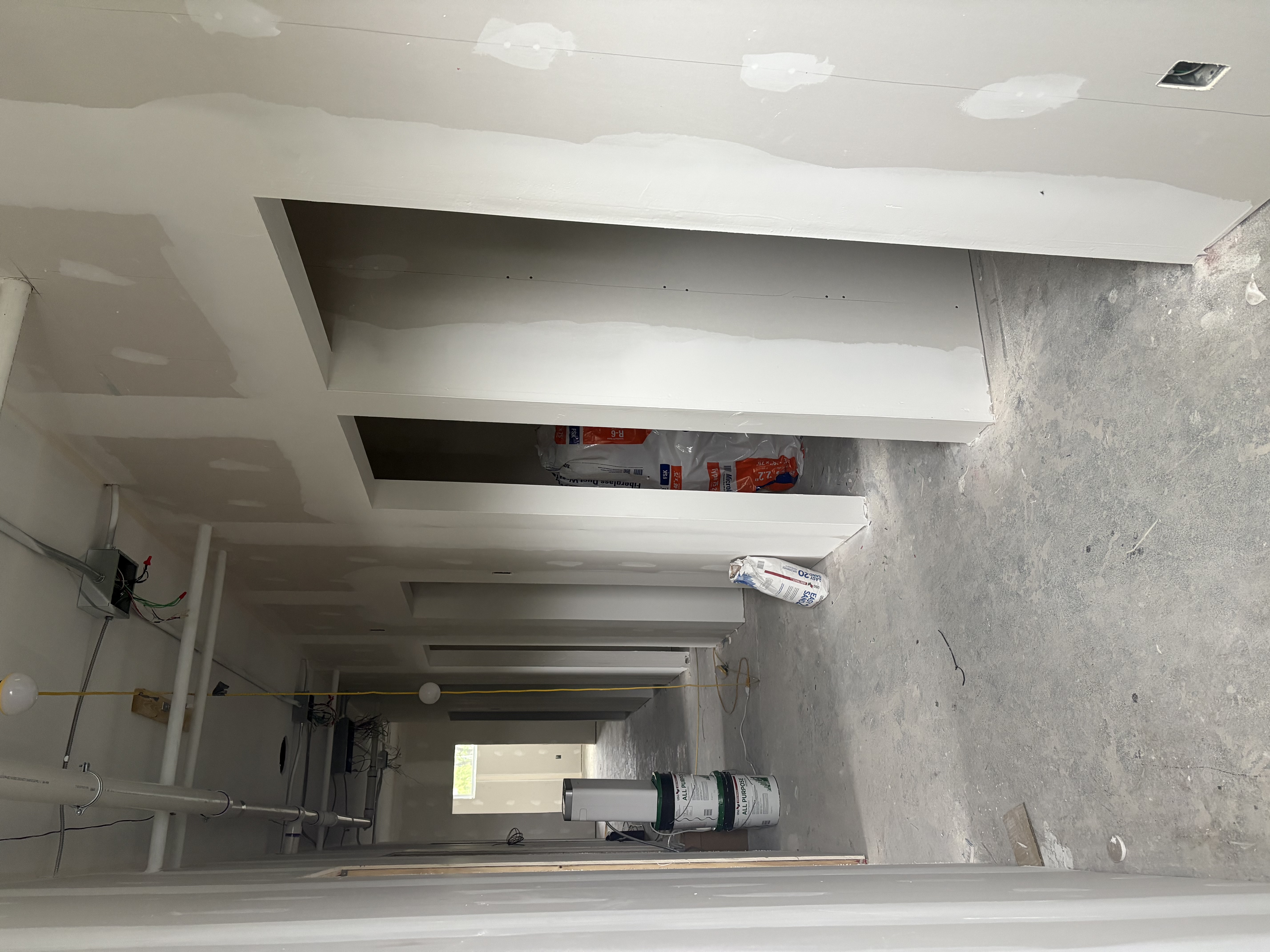 New interior hallway